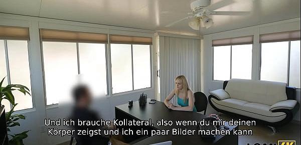 LOAN4K. Die Tänzerin zeigt dem Bankdirektor, wie gut sie ihren Körper bewegen kann